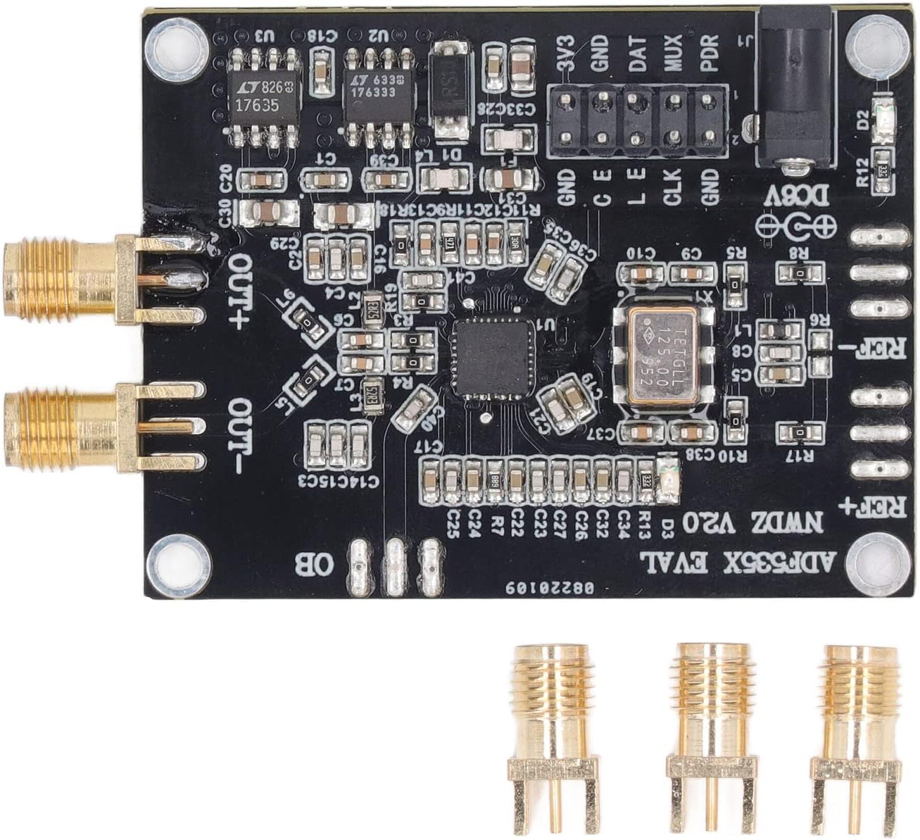 ADF5355 Development Board Signal Generator Module Phase Locked Loop RF PLL with Frequency Output Range 54 MHz to 13.6 GHz for Wireless Infrastructure and Test Equipment