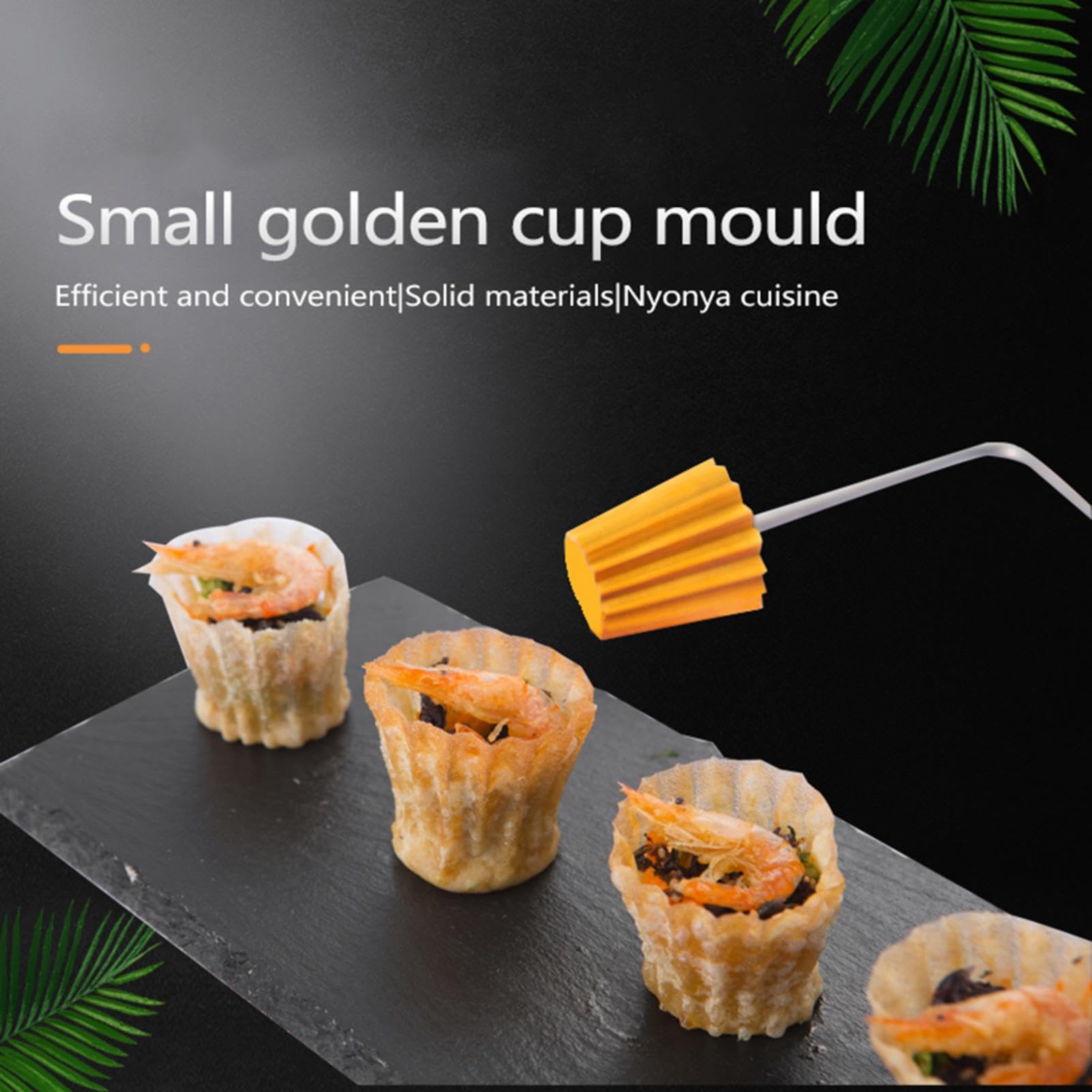 Malaysian Pie Tee Maker, Stampo Per Cappelli A Cilindro Riutilizzabile Per La Cottura Di Stampi Per Crostate All'uovos, Malaysian Nyonya Pie Tee Maker, Stampo Per Crostate All'uovos Antiruggine