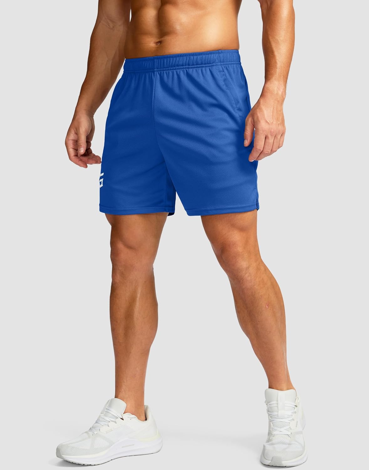 G Gradual Men's 5"/ 7"/ 9" Workout Running Shorts Quick Dry Lightweight Gym Shorts with Zip Pockets - Image 2