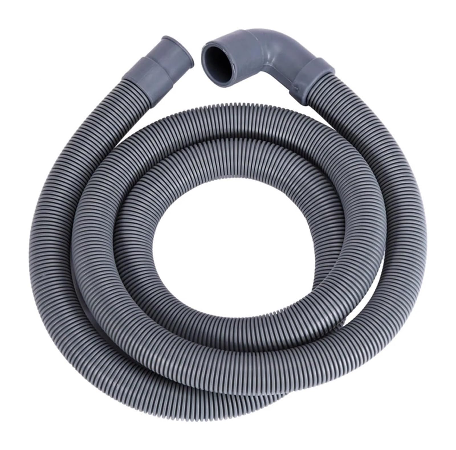 Ablaufschlauch for Waschmaschine Und Geschirrspüler, 1–2 M, Winkel 22–23 Mm, Auslass 20–21 Mm(2m)