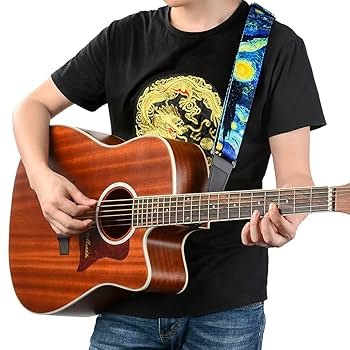 ゆき　ギター+ストラップ 楽天市場】ギターストラップ ベース アコギ エレキ ベルト