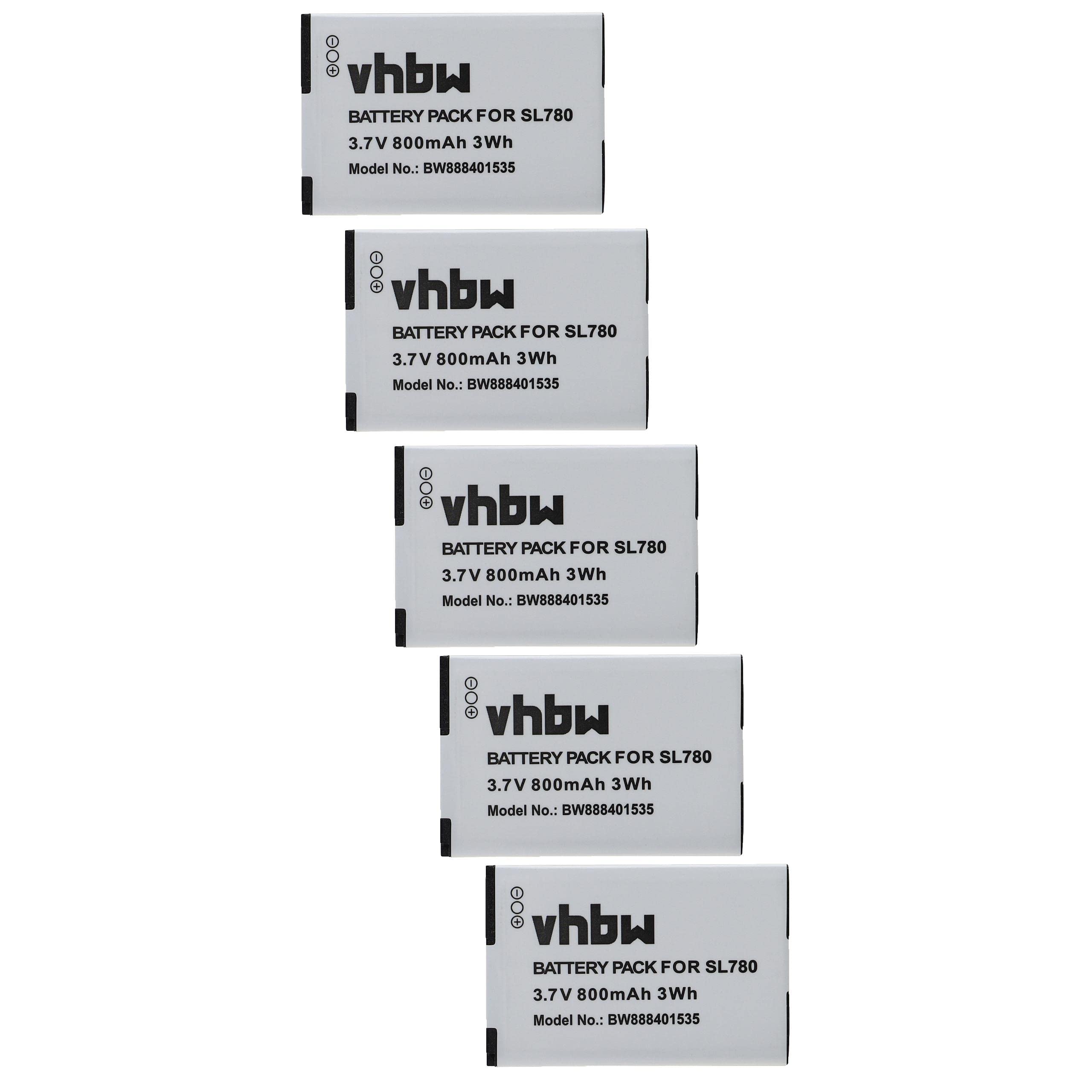 vhbw 5X Batterie Compatible avec Siemens Gigaset SL610H Pro
