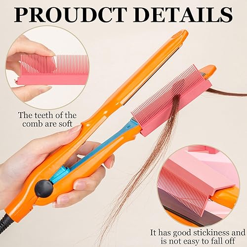 Miniatura 3 de Accesorio de peine de 5 piezas para plancha plana, peine de hierro plano