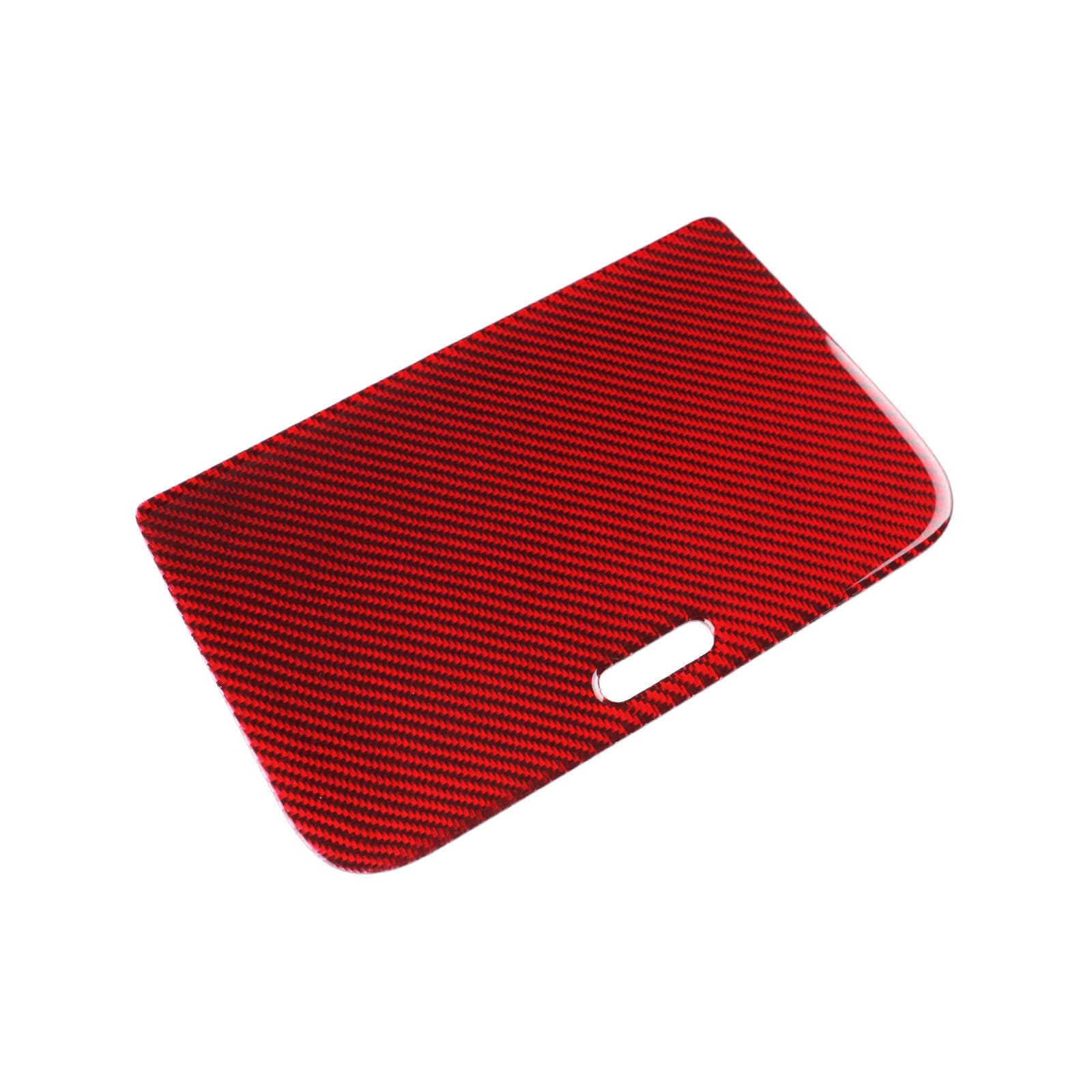 KUNGKIC Per Alfa Romeo Giulietta 940 2011-2020 in fibra di carbonio per cruscotto auto, console centrale, contenitore, pannello, adesivo, accessori interni (rosso)