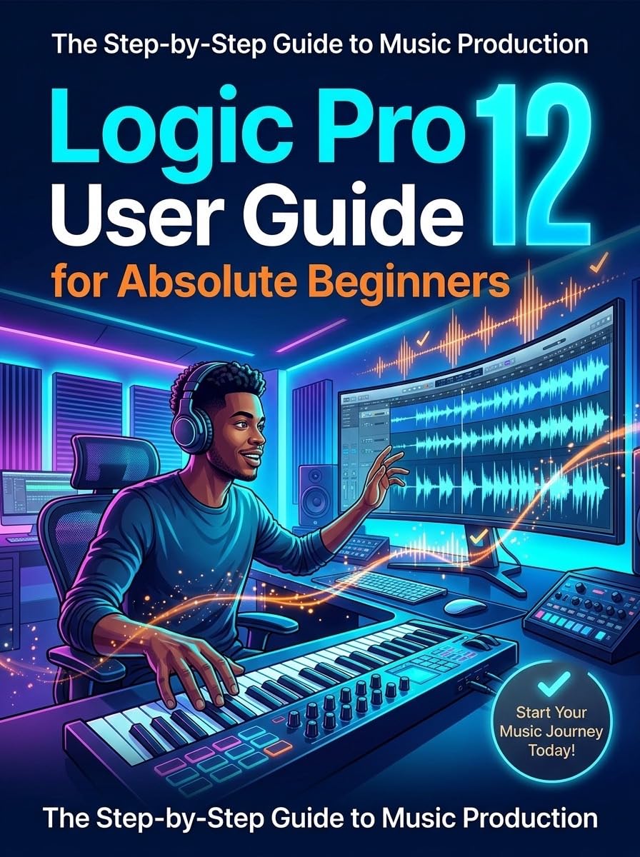 Guide Logic Pro 12 pour Débutant Livre Tutoriel Anglais