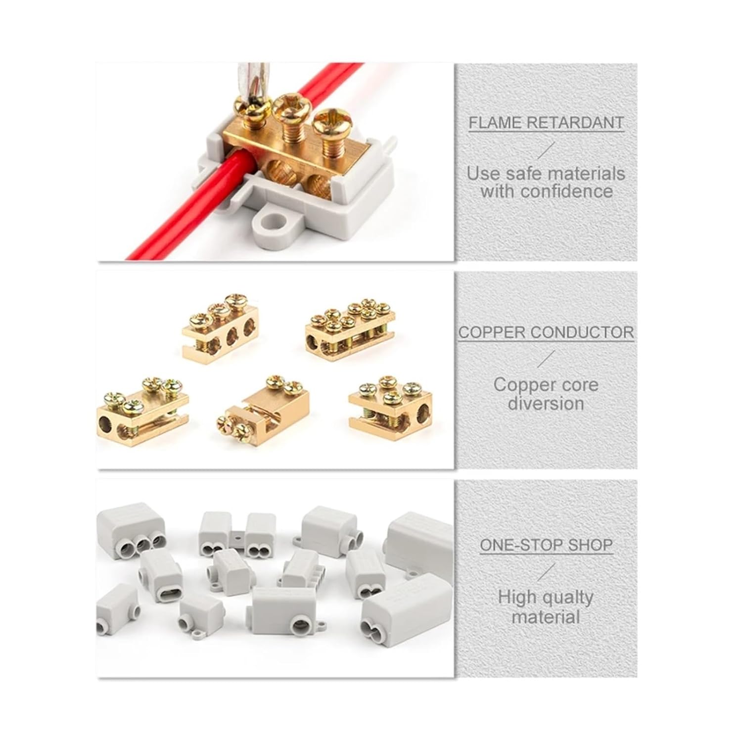 5PCS High Power Sistributor 60A/80A/100A Without Disconnection Quick Wiring Terminal Block Junction Box Connector(ZK-T16)