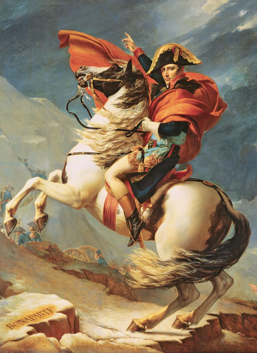 Amazon.com: Napoleon Crossing The Alps by Jacques Louis David