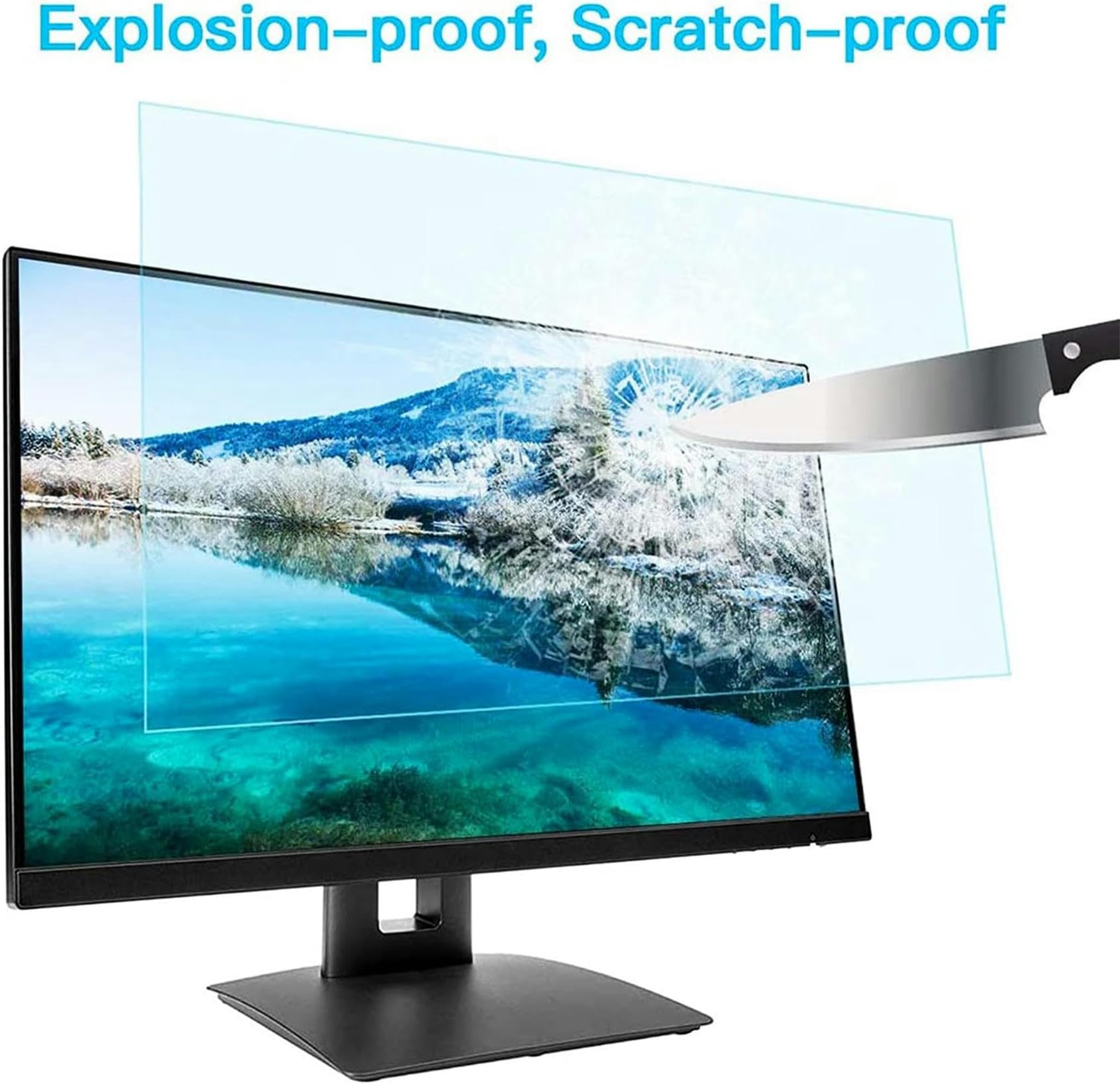 Protector de pantalla anti luz azul for TV, filtra el exceso dañina, antirradiación/antimiopía for bebés, for LCD, LED y OLED(40"(875 * 483mm))