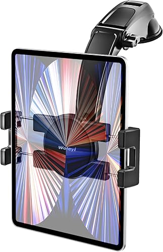 woleyi Soporte para tablet de automóvil súper succión y estable Soporte para iPad para parabrisas de automóvil, ventosa, soporte de automóvil para disponible en Yaxa El Salvador