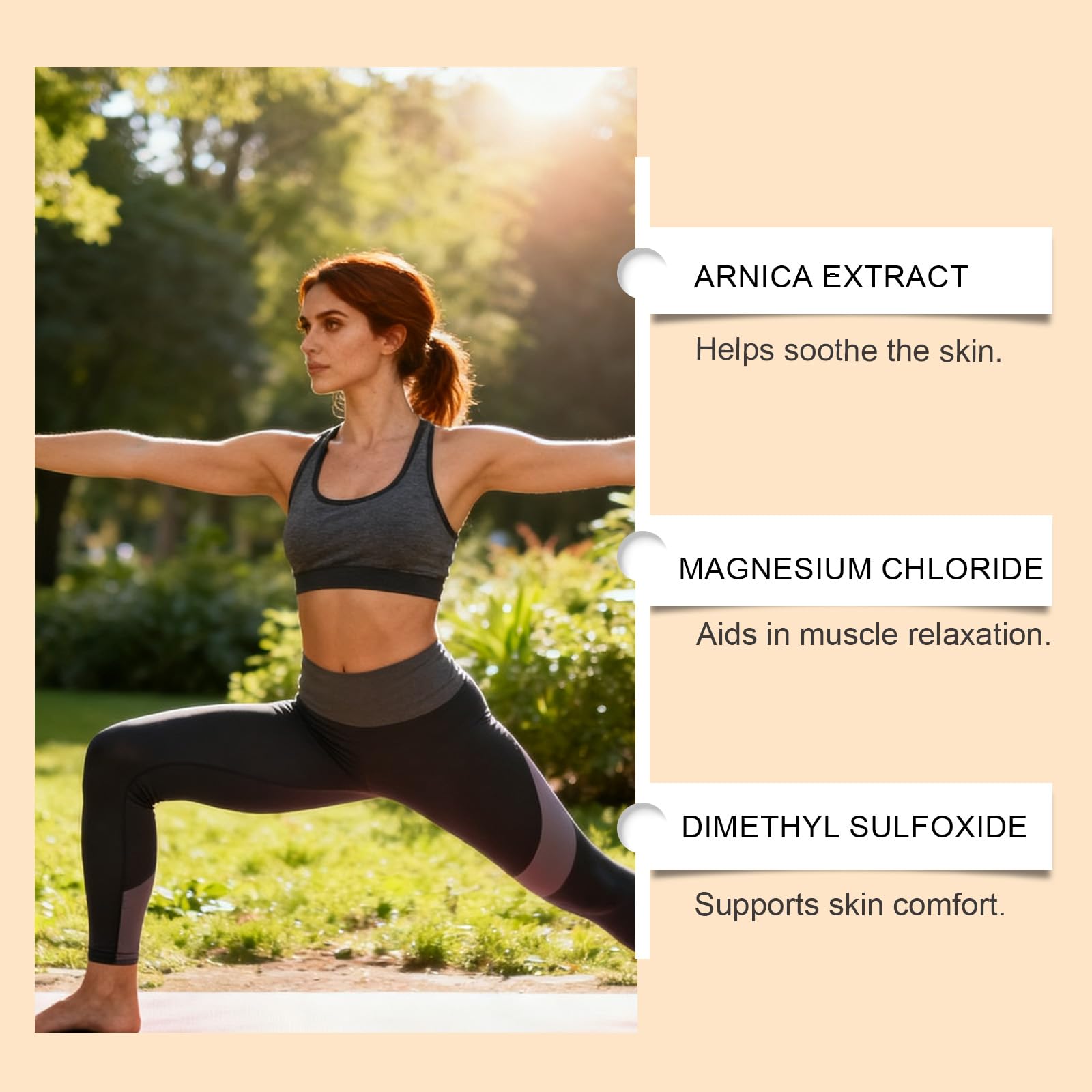 CleJoy 2 Pack Nerve Relief Magnesium Cream with MSM & Arnica, Soothes Nerves & Daily Soothing Support - 3