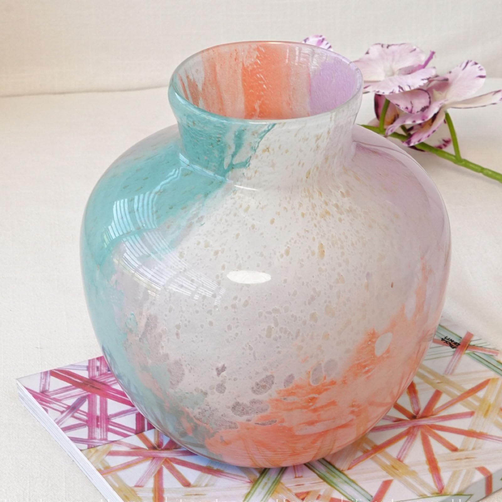 Vasi per fiori Vasi in vetro for fiori Vaso in soffiato a mano Decorazioni for la casa for tavolo da pranzo libreria Centrotavola