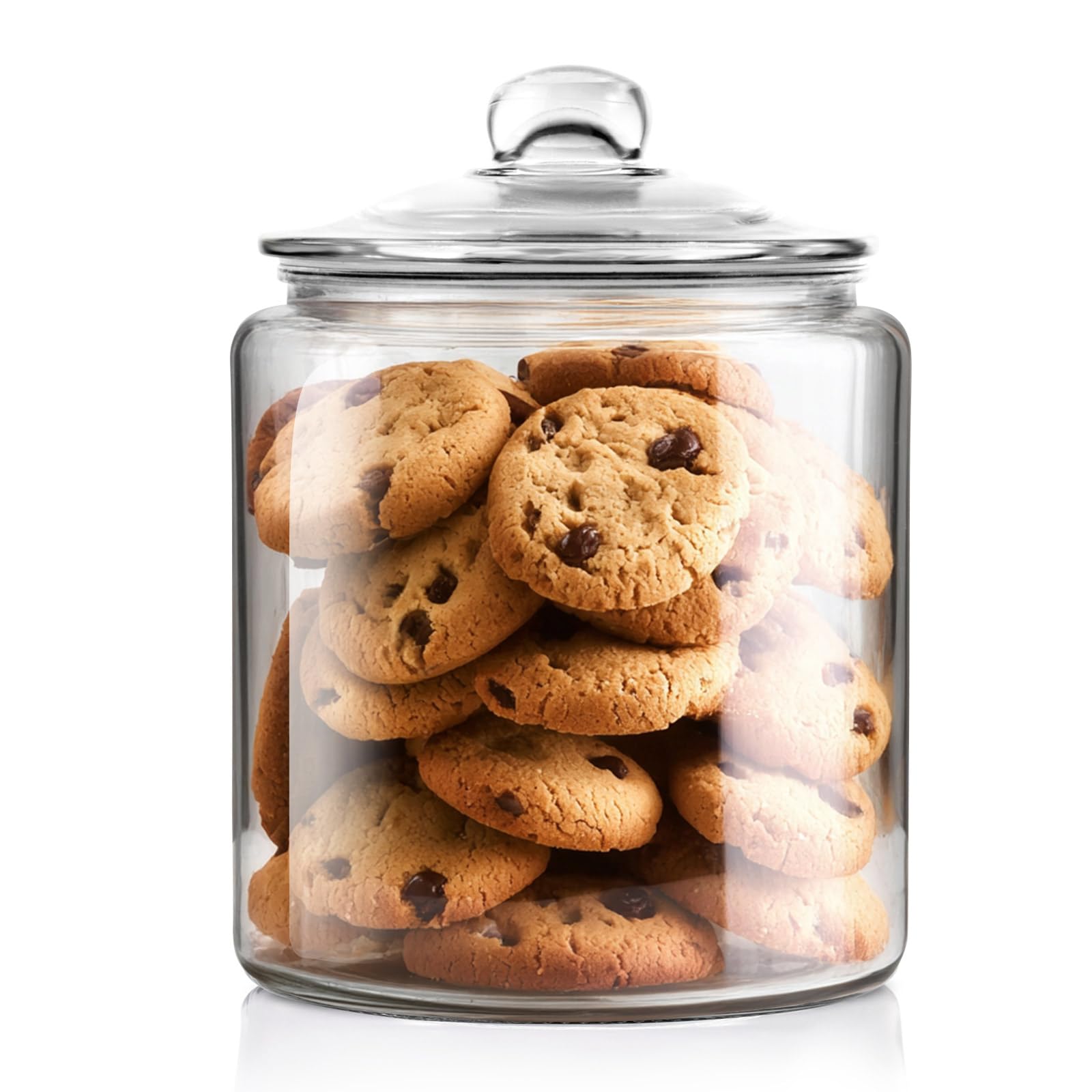 Glass Jar 1G Large-Capacity Sealed Container Easy to Store Food