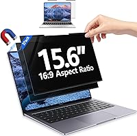 Vista 18 de Paquete de 2 protectores magnéticos de pantalla de privacidad de 27 pulgadas para monitor de computadora, relación de aspecto 16:9, película