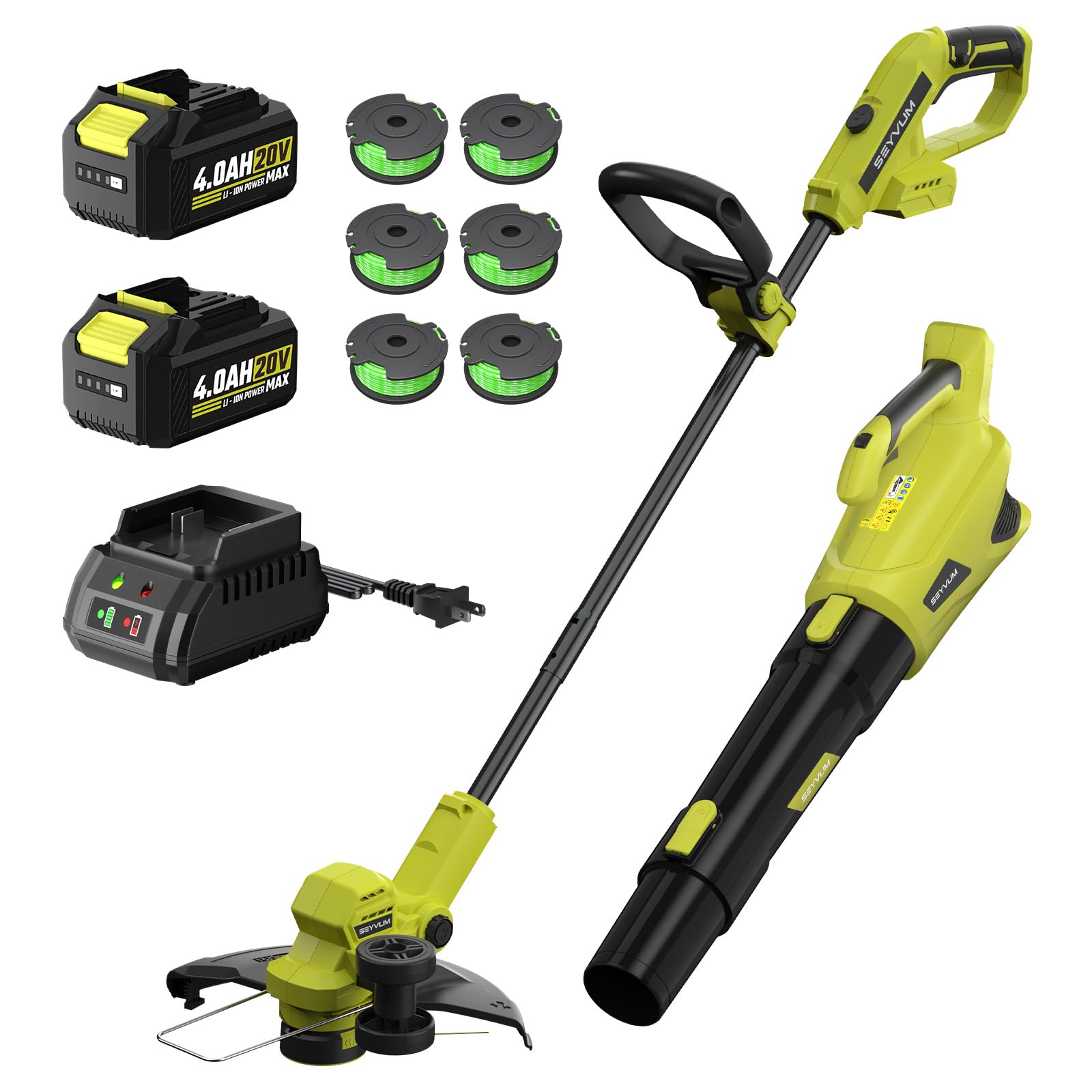 SAMSUNG - GreenLeaf Amazon.com : SEYVUM 20V String Trimmer and Leaf Blower Combo