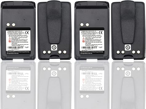 4 قطع بطارية PMNN4075A PMNN4075AR NI-MH [إصدار جديد 2026] لبطارية Motorola Mag One BPR40 A8 A6 BC130 PMNN4071 PMNN4071AC PMNN4075 PMNN4071A PMNN4071AR