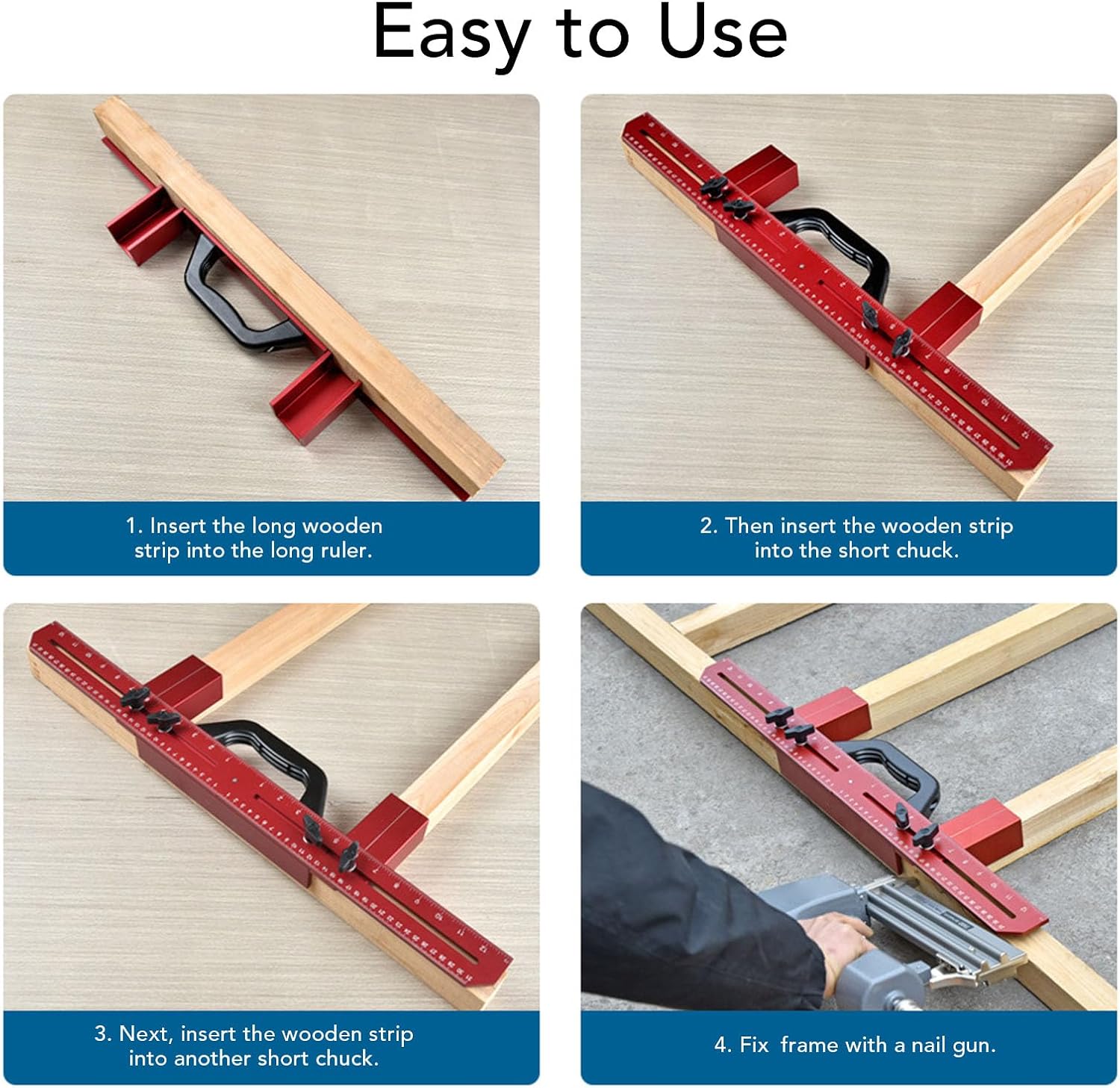 AMONIDA Adjustable Aluminum Alloy Framing Jig