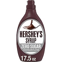 HERSHEYS SUGAR FREE CHOCOLATE SYRUP 1 x 496g BOTTLE AMERICAN IMPORT