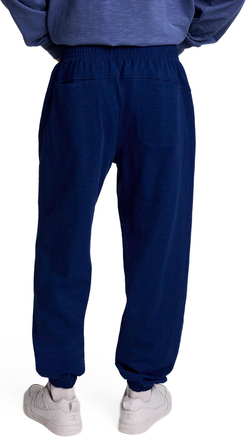 Champion Men's Modern Retro 100% Washed Cotton Pants, Loose Fit