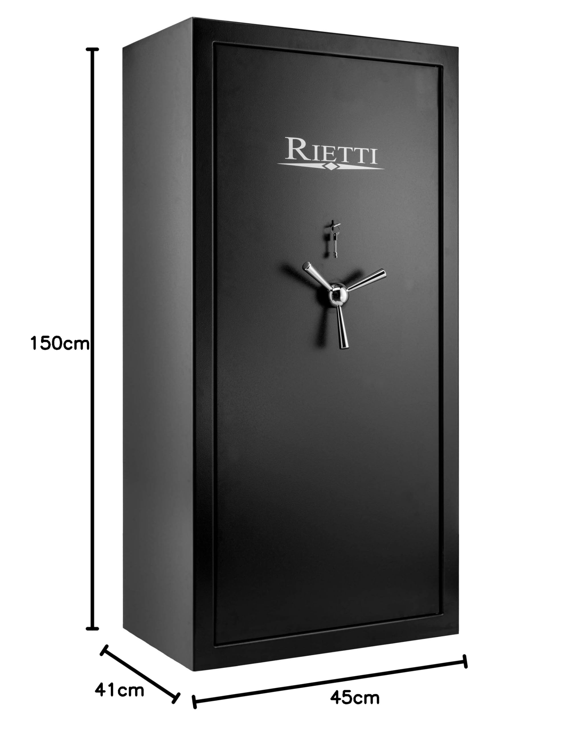 Rietti Armoire Forte Premium modulable 23 Armes / 18 Armes + étagères