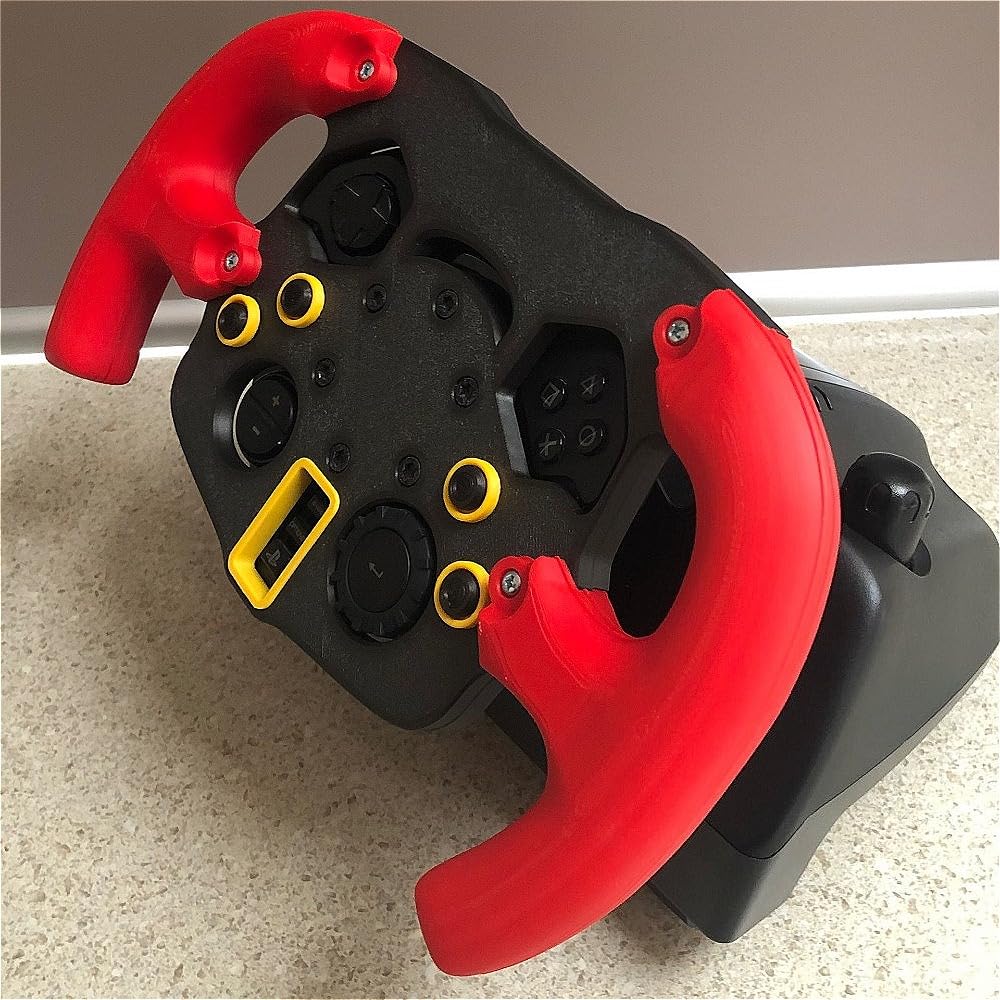 F1-Style Racing Steering Wheel for Logitech G29/G923/G920 | Non-Slip Grip for Enhanced Control