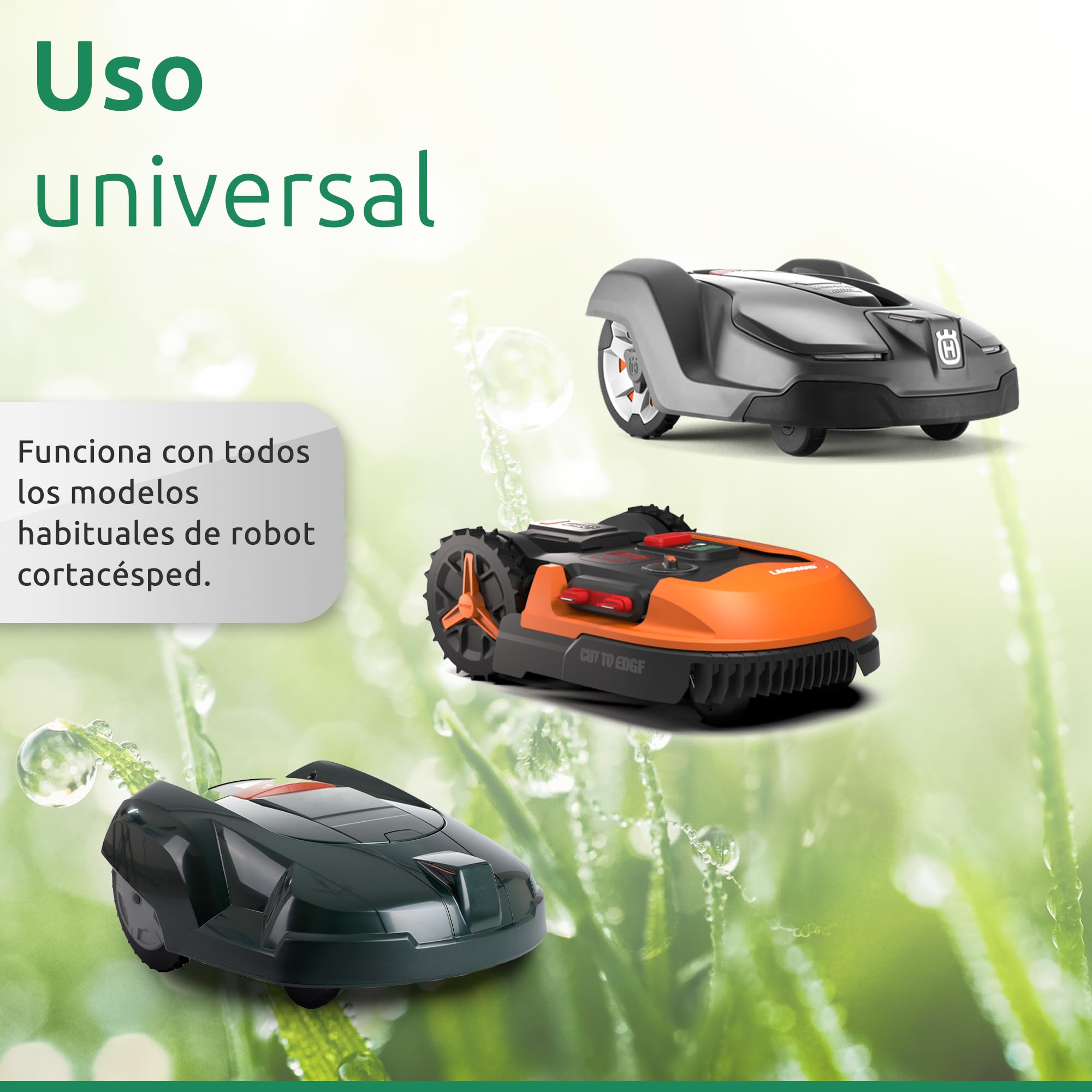 ECENCE Cable delimitador para Robot cortacésped - 150m - Ø3,4mm, Sección del Conductor 1,17mm² - universalmente Compatible con Gardena, Bosch, Husqvarna, Worx y más