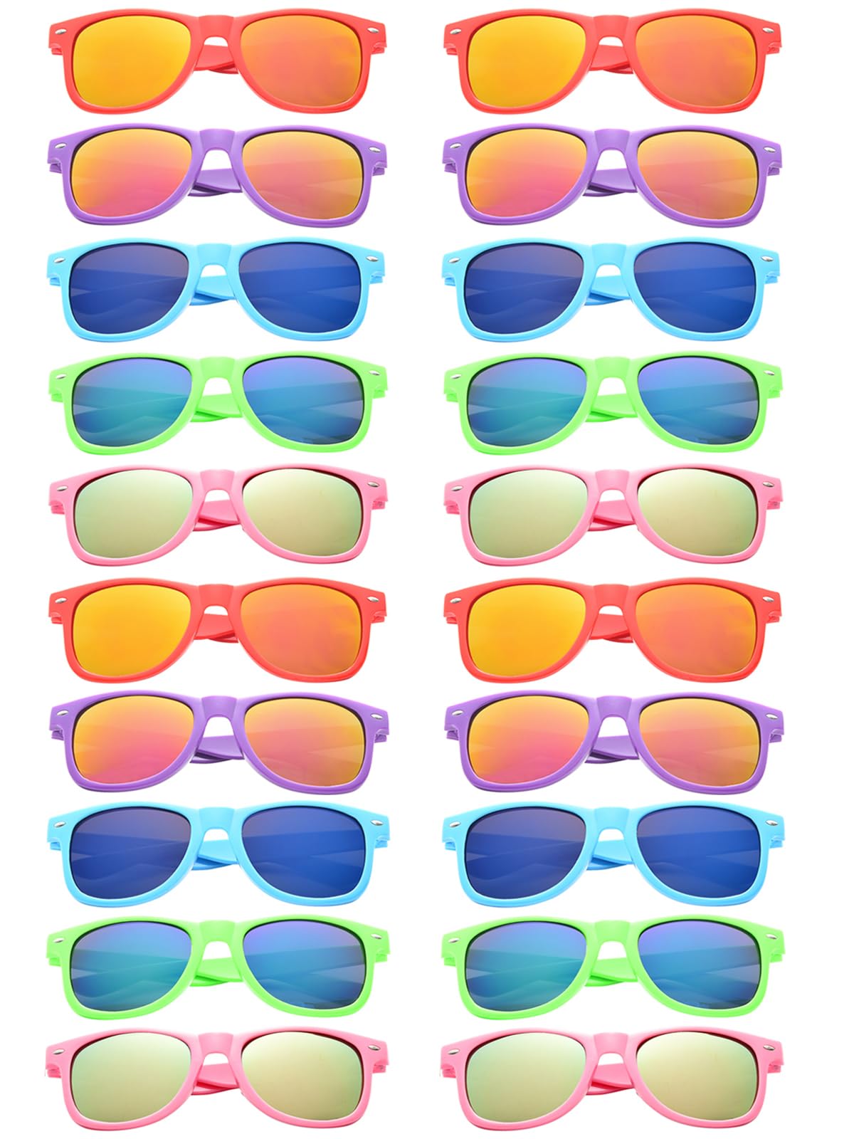 Amazon.com: QYVEWY 20 Pairs Bulk Sunglasses for Adult Retro 