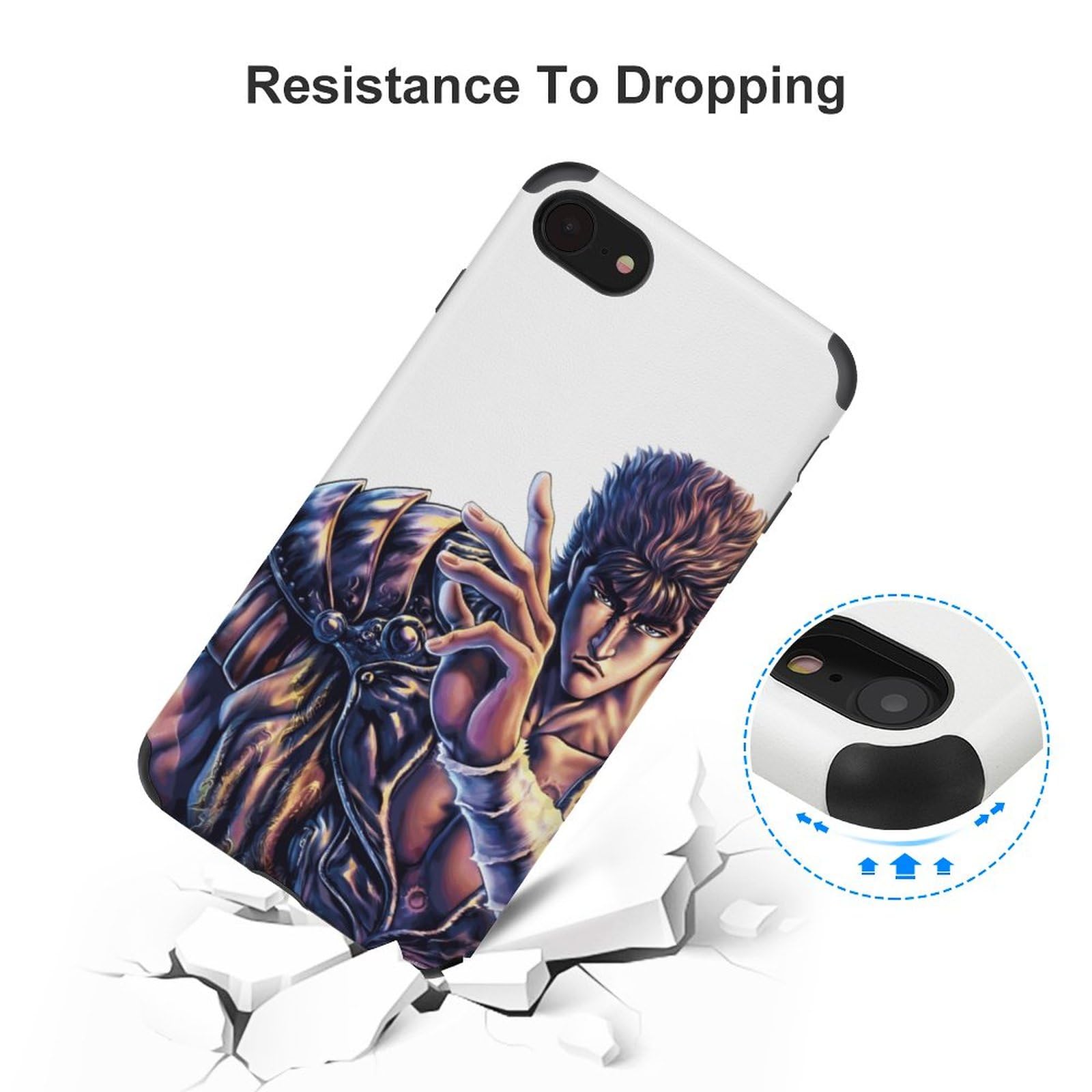 Amazon.co.jp: 北斗の拳 IPhoneSE 第2代/第3代ケース IPhone7/8