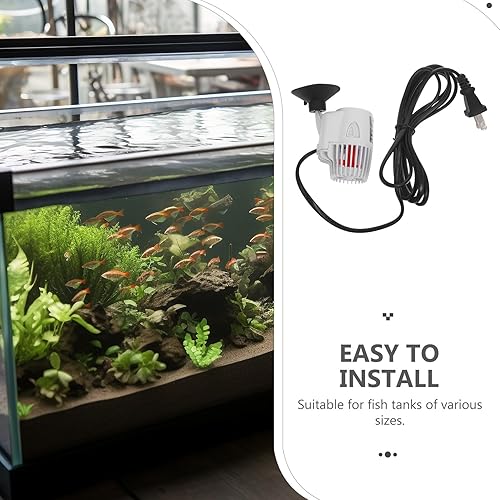 Miniatura 3 de Happyyami Wave Pump for Aquariums Electric Circulation Fish Tank Accessory US Plug Quiet Energy Efficient Aquarium Wave Maker Suitable for