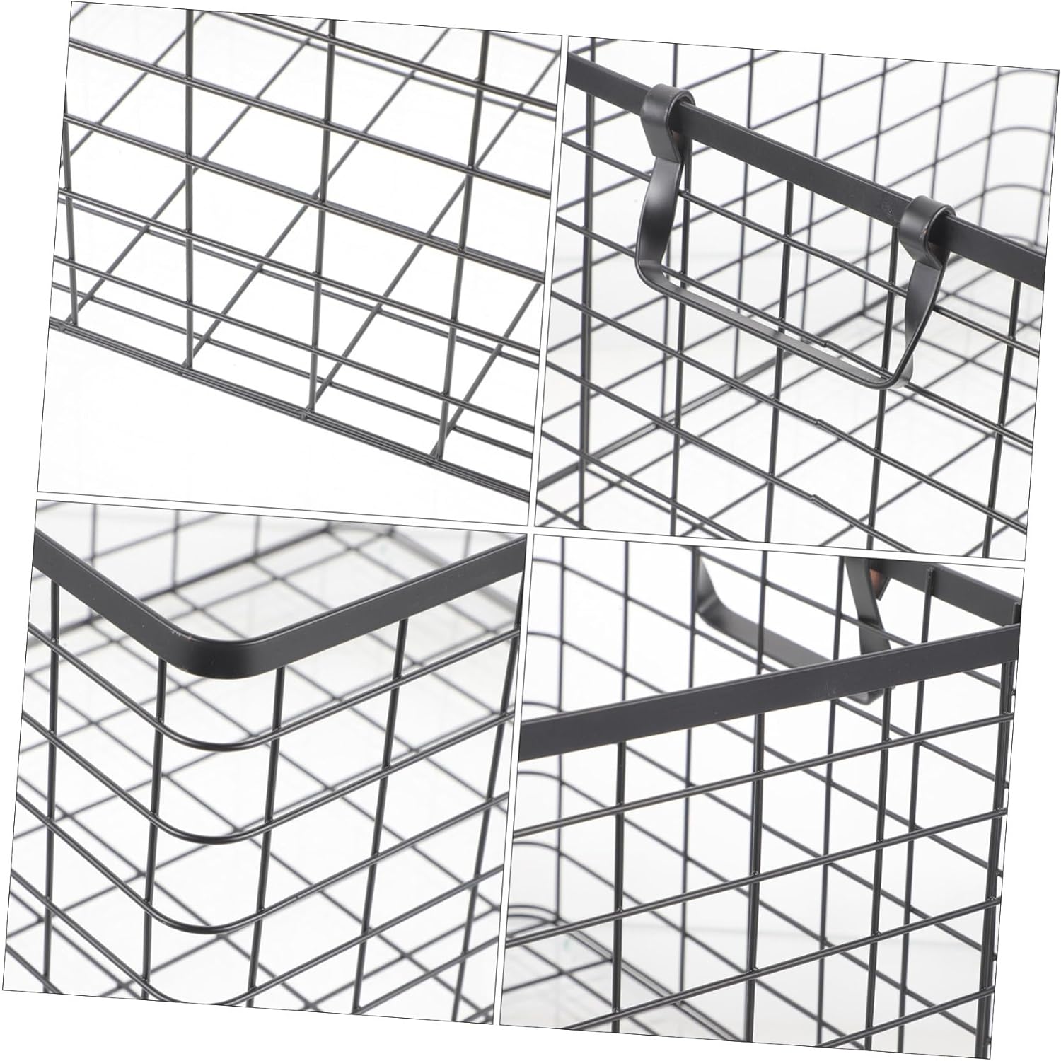 MERRYHAPY Firewood Storage Basket Capacity Outdoor Logging Basket with Handle Stylish Design for Camping and Home Use Medium