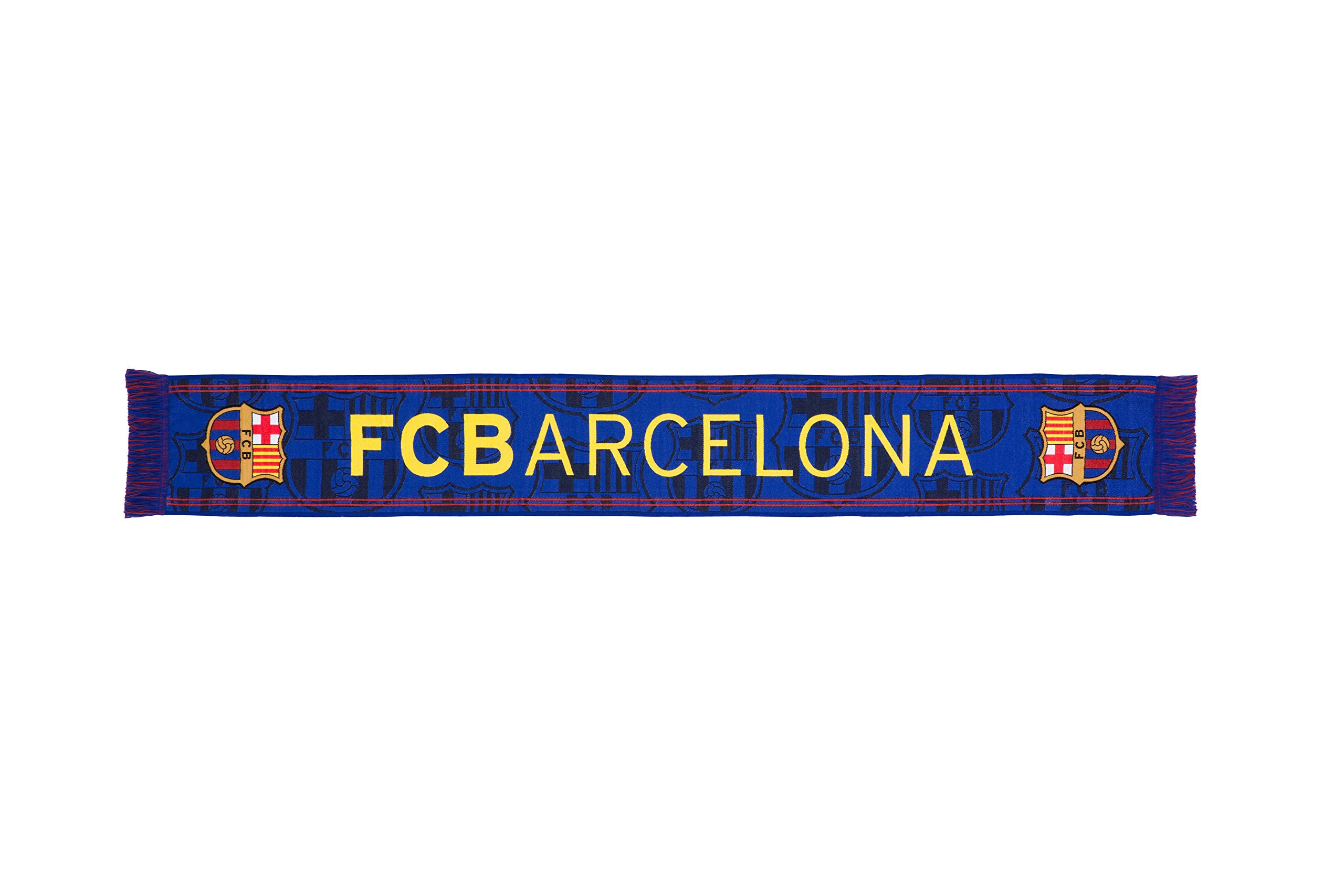 Fc Barcelone Szalik BARCA - Oficjalna kolekcja Rozmiar 140 cm, granatowy, 140