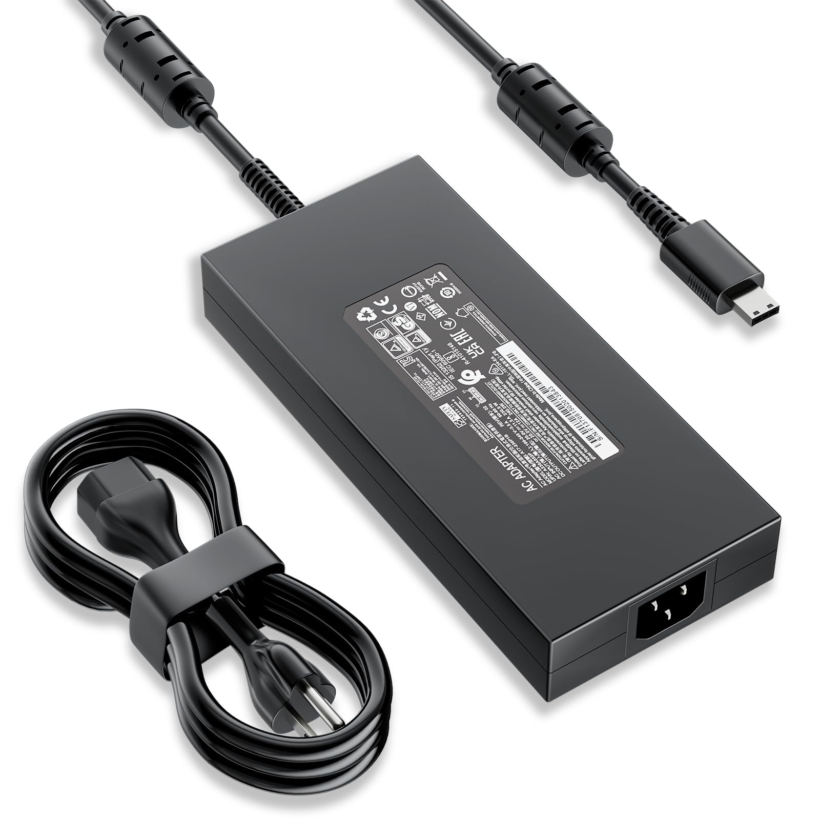 230W 240W USB Tip AC Adapter Fit for MSI Gaming Laptop Charger; GE76 GE66 Raider GP76 GP66 Leopard Creator Pro Z16 Z16P Z17 HX Studio S93-0409380-D04 ADP-230GB D A17-230P1B 957-1541XP-108 Power Supply