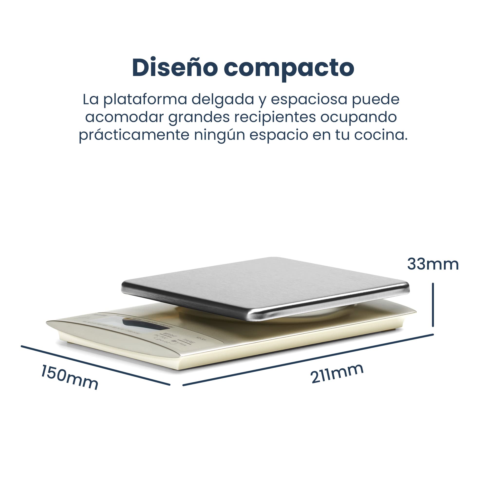 Tanita KD 321 Balance DE Cuisine - Báscula de cocina de Acero inoxidable