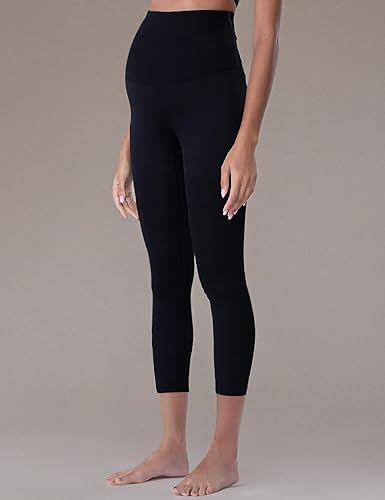 Miniatura 7 de POSHDIVAH - Leggings de maternidad para mujer para usar sobre el vientre, pantalones de yoga para embarazo, leggings para entrenamiento activo