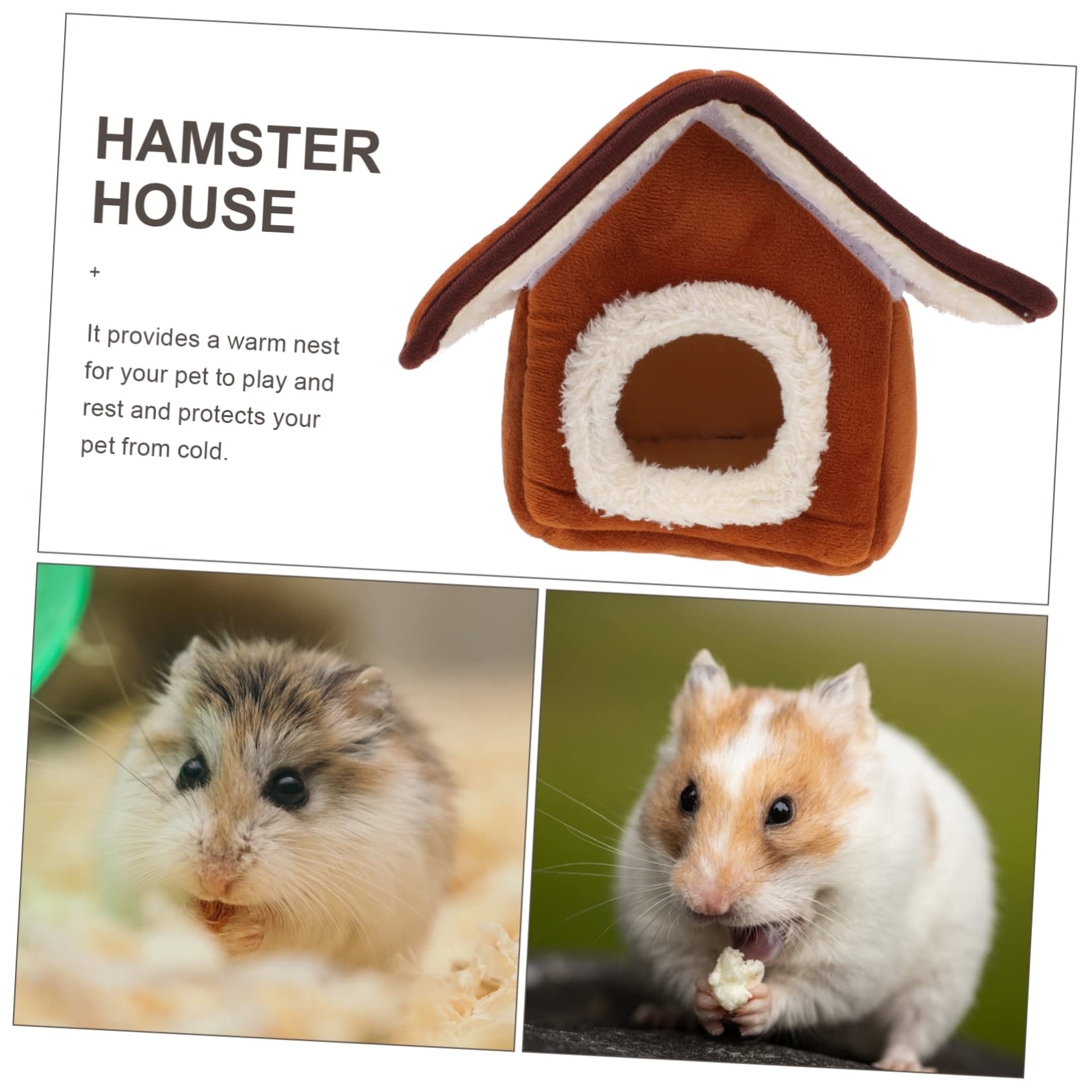 POPETPOP 3 STK Baumwollnest Für Kleine Haustiere Hängematte Nestbett Hamsterversteck Chinchilla-Bett Gewohnheit Hamster Hängematte Warmes Hamsternest Baumwolle Katzenbett Warm Halten