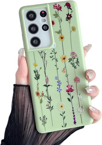 Miniatura 56 de ZTOFERA Funda Floral para Samsung Galaxy A14 5G, Funda Transparente con Lindo Patrón de Flores para Niñas y Mujeres, Protector de Silicona Flexible