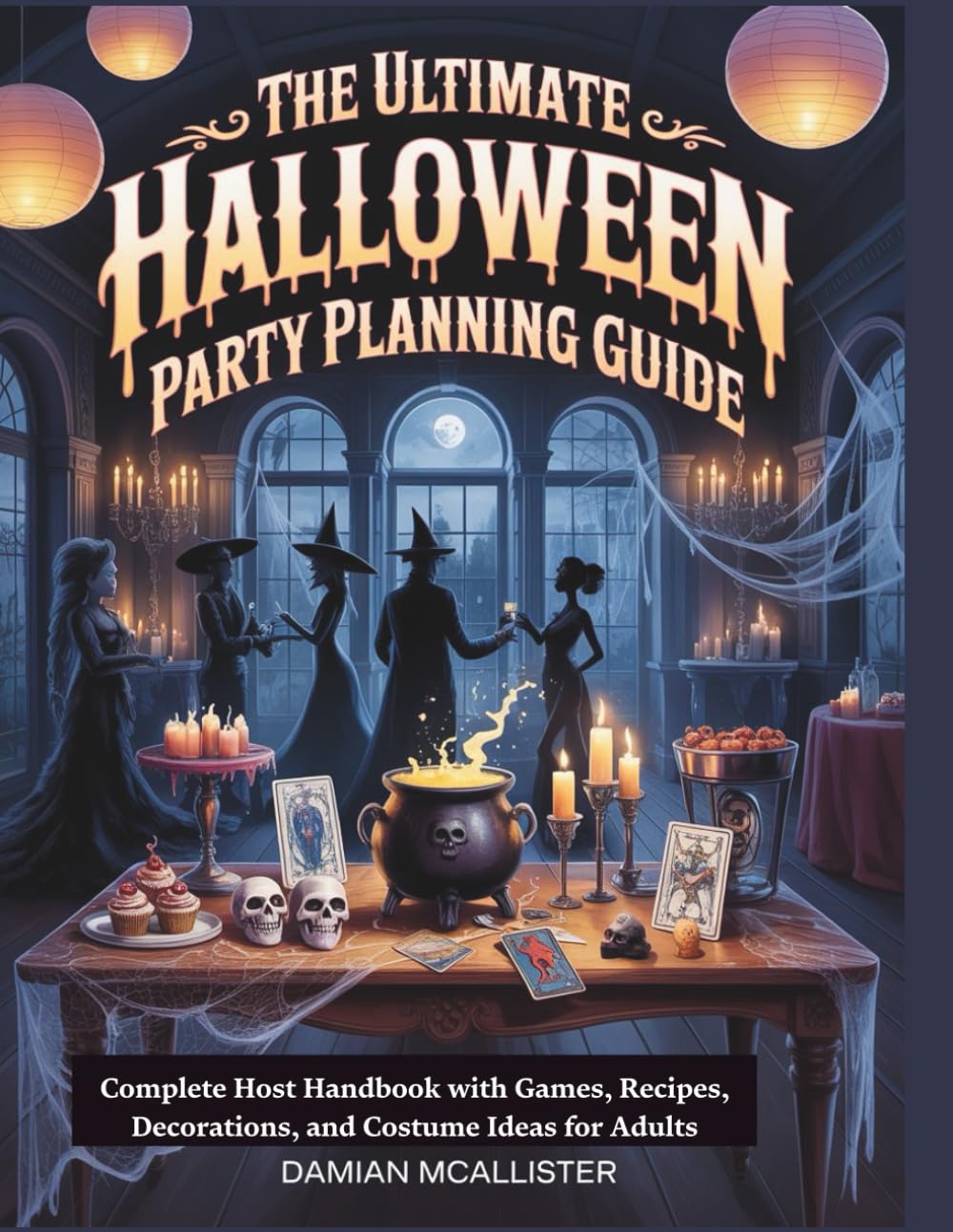 Livre Halloween planification adulte grand manuel de l'hôte avec recettes de cuisine et jeux