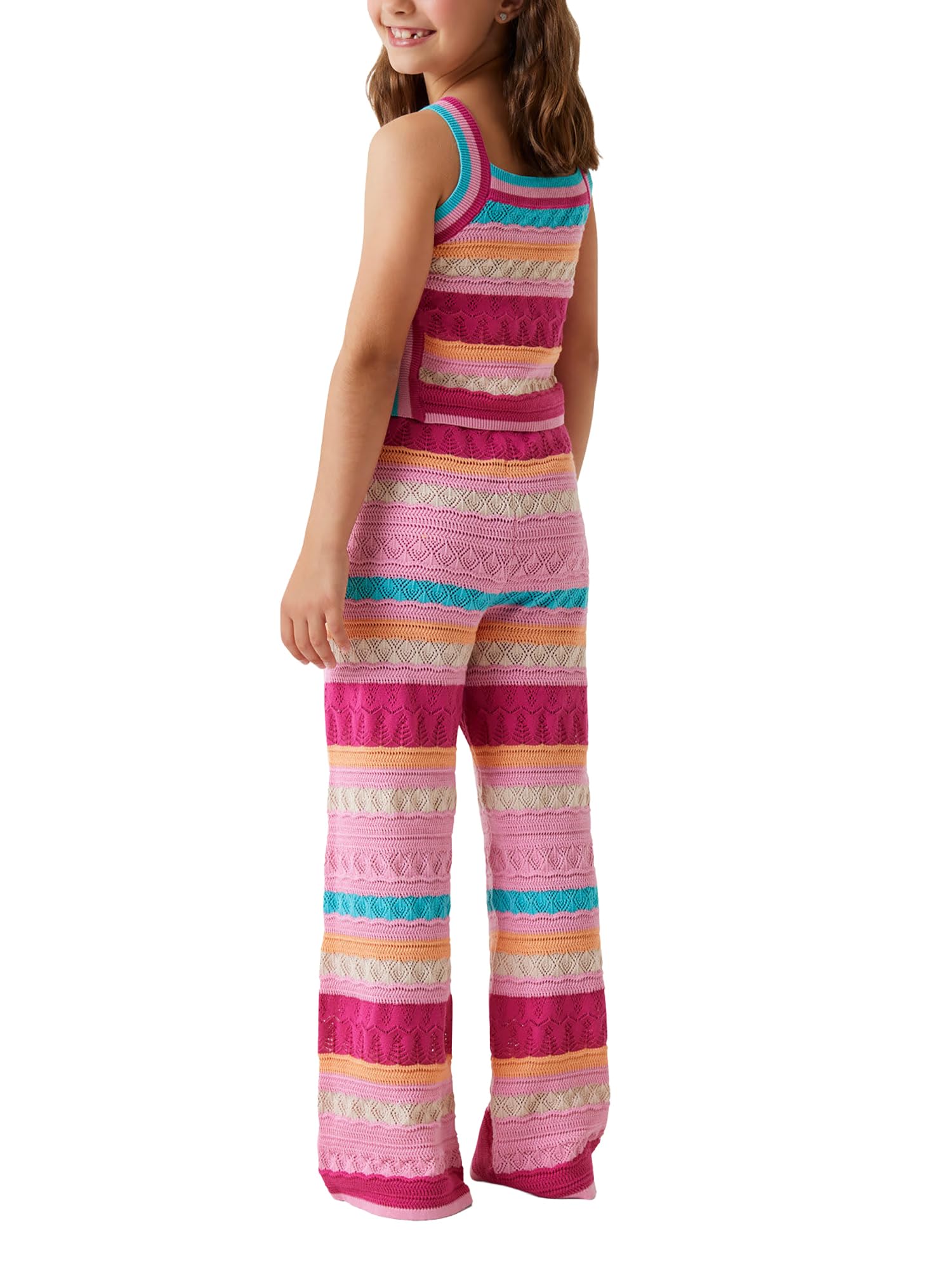 GUESS Top para niña Fucsia
