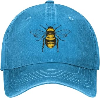 Honey Bees Trucker Hat Men Funny Mesh Cap for Summer