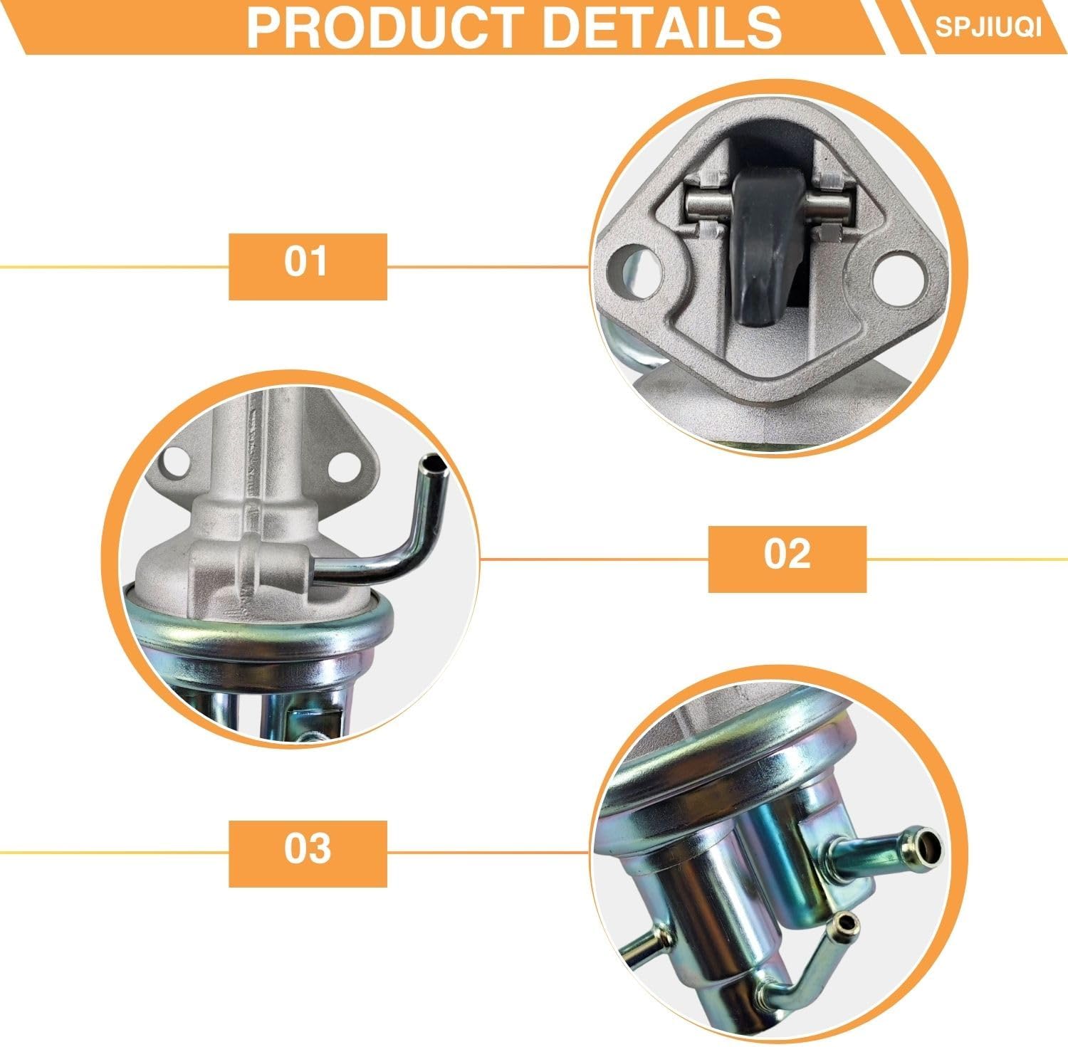 Mechanical Fuel Pump for 1988 1989 1986 1987 Suzuki Samurai M70319 | Fits for 1986-89 Suzuki Samurai Fuel Pump 1.3L 81cid I4, Replace 15100-83010,MF0038,SP1100MP,B0070P,565-8010