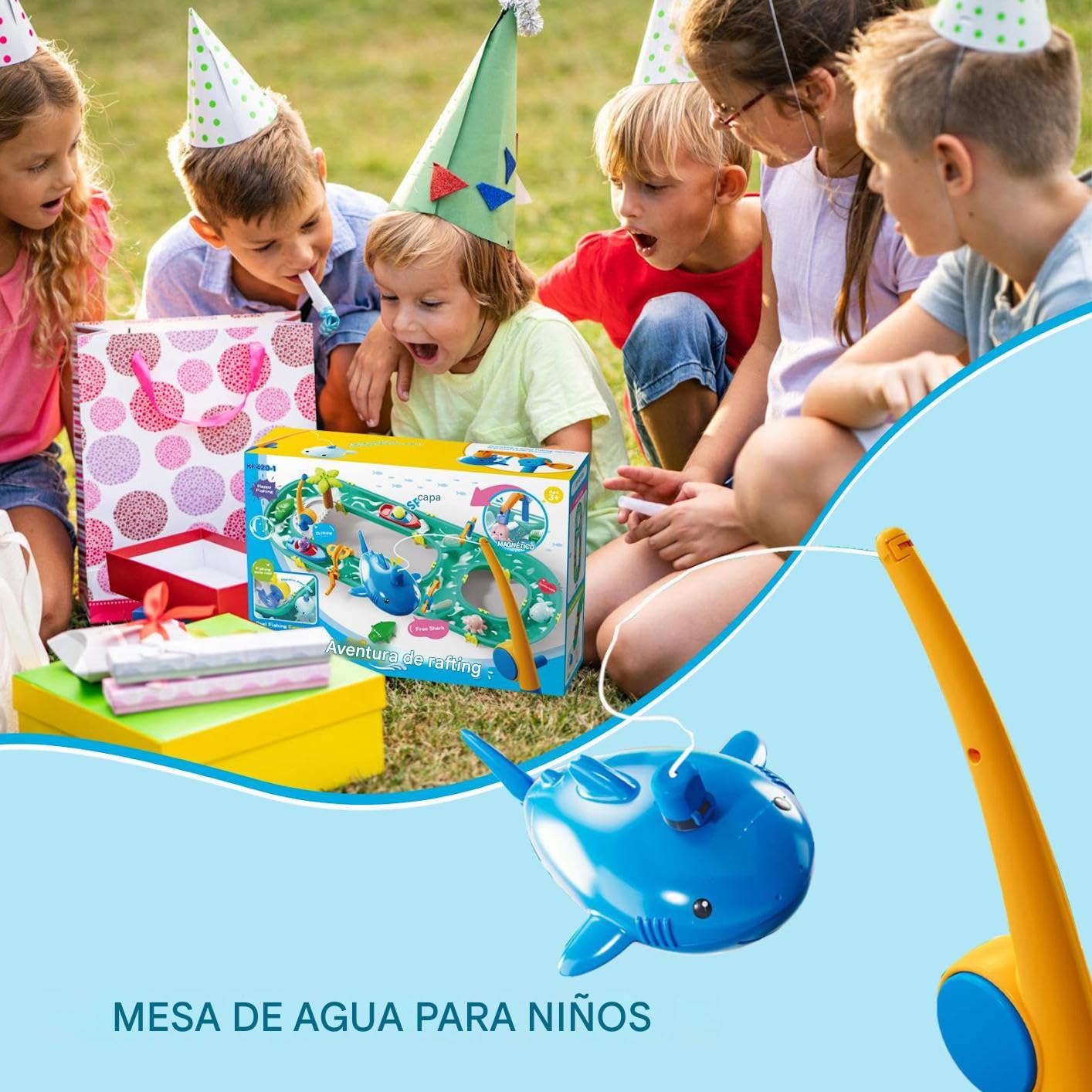 Mesa de Agua para Niños Pista de Carreras Acuática