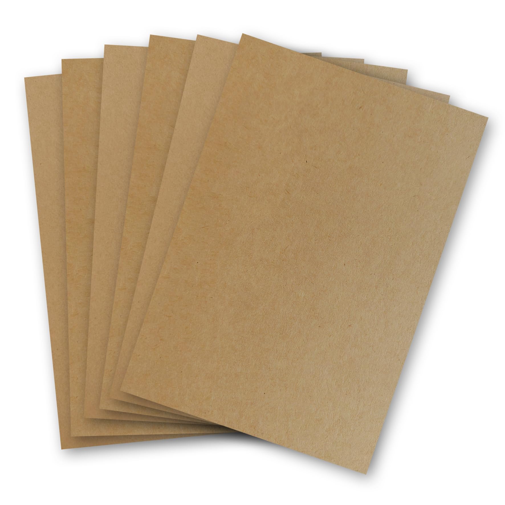 250x Vintage Kraftpapier DIN A5-21 x 14,8 cm - Recycling-Karton - 280 g/m² - natur-brauner Bastel-Karton Künstler-Karton Pappe - UmWelt by GUSTAV NEUSER