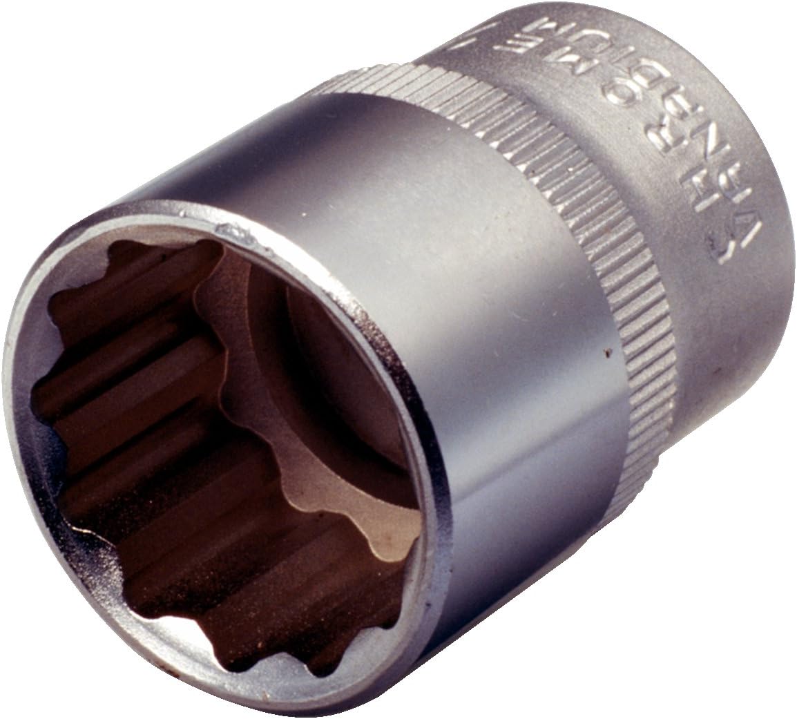 KS Tools 911.3988 Stecknuss – 3/8 Zoll Antrieb, 15 Mm 12-kant, Aus Chrom-Vanadium-Stahl, Für Handbetätigung
