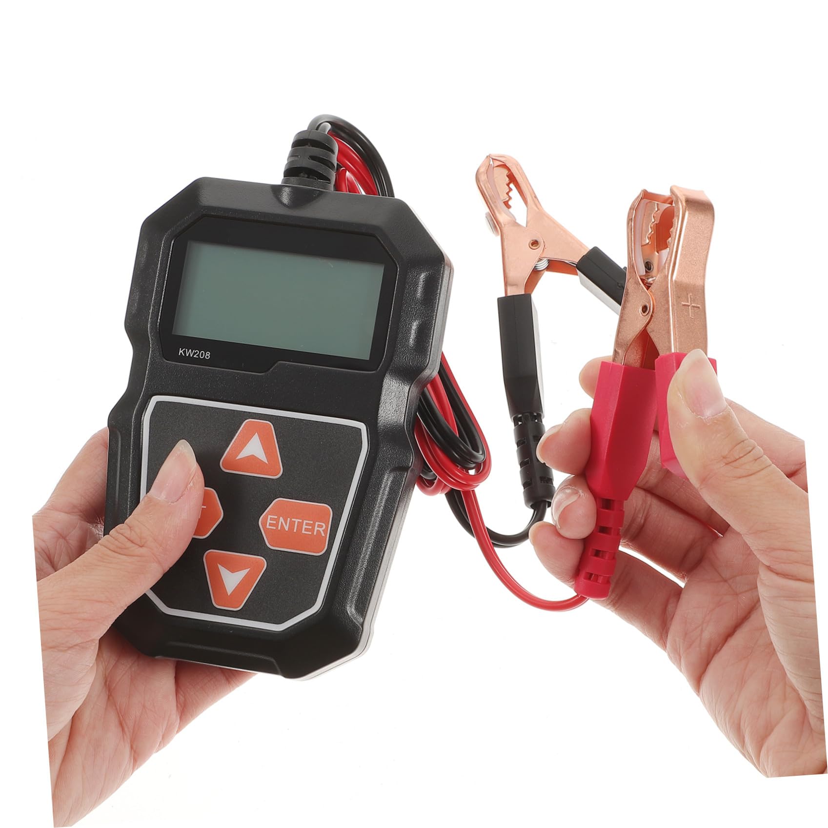 Analizador de Batería de Coche 12v, Pantalla 2,4 Pulgadas, Negro