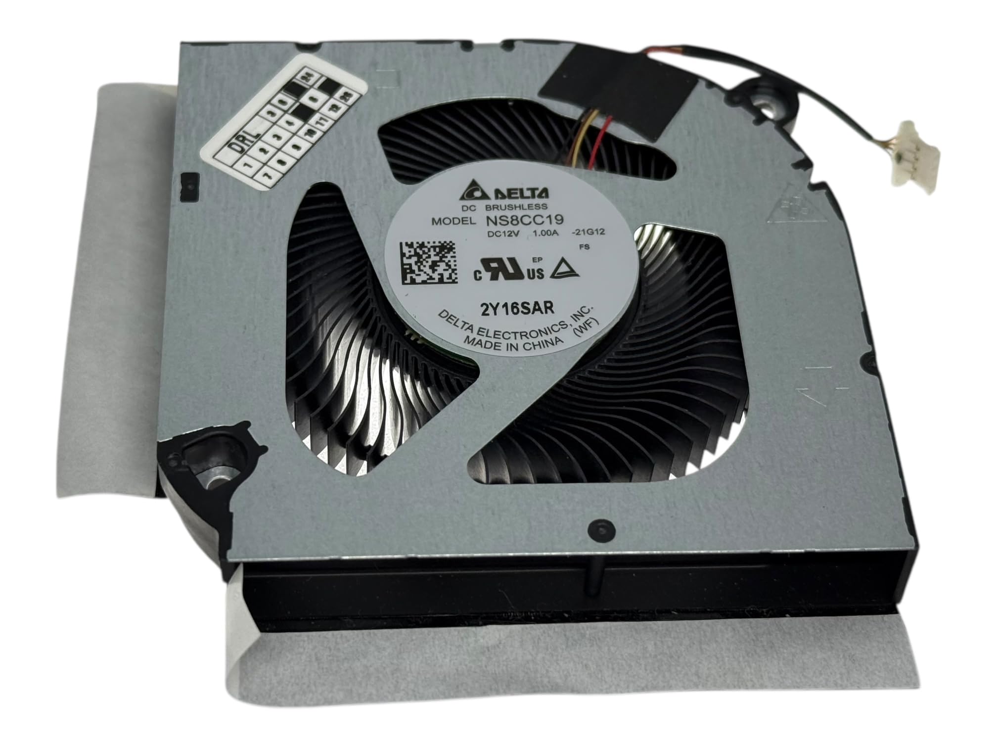 Ventilateur de refroidissement pour processeur Acer Nitro 5 AN515-58, AN515-46, AN517-55, Predator Helios 300 PH315-55, PH317-55 PH317-56, DFSCL12E16486M, DC280010VF0, DC280. 010 VD. 0, NS8CC19-21G12