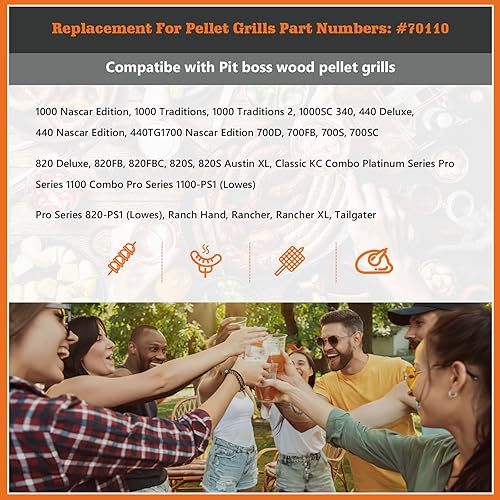 Miniatura 2 de YAOAWE Kit de cable de alimentación de 6 pies para parrillas Traeger, Pit Boss, pieza de repuesto para parrillas de pellets Camp Chef y Z-Grill