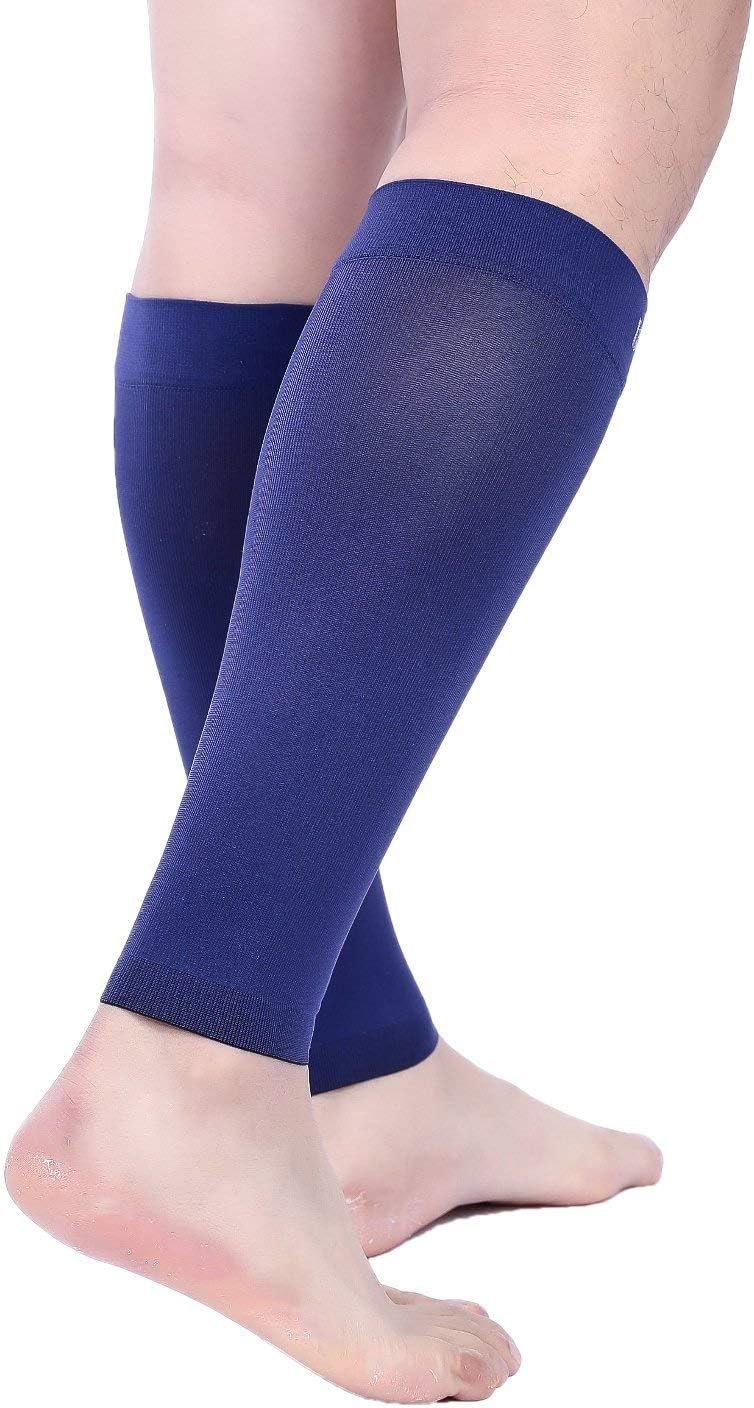 Doc Miller Compression Calf Sleeve for Men & Women – 20-30mmHg Graduated Support for Running, Shin Splints, Calf Strain – Knee High, Small to 6XL Plus Size - Image 8