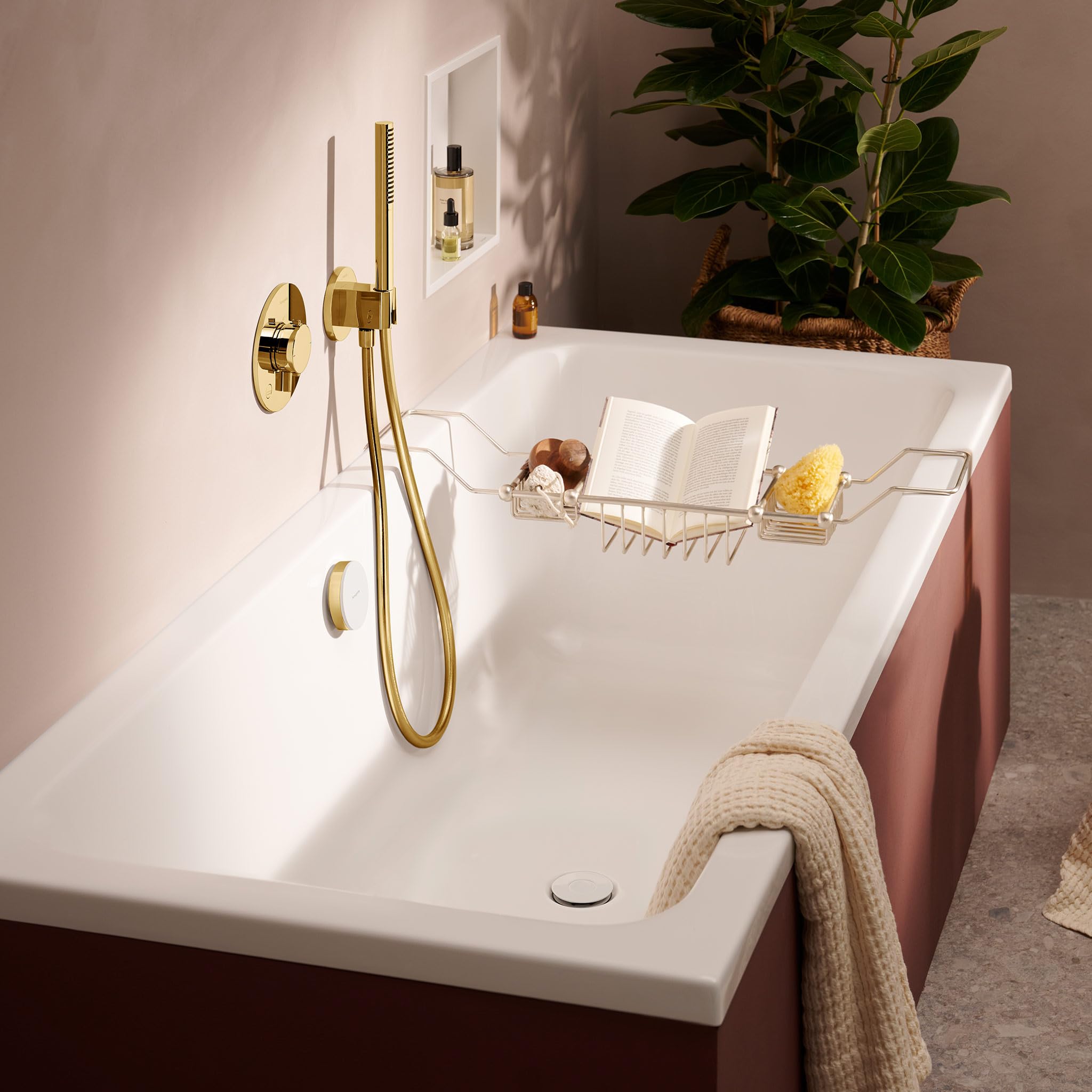 hansgrohe Flexaplus Element zewnętrzny do syfonu wannowego z przelewem