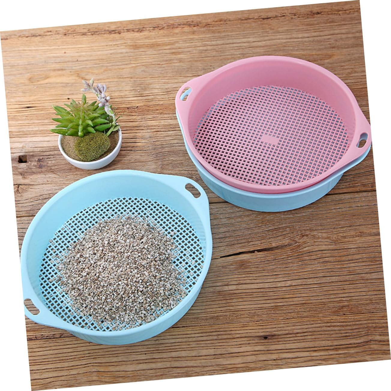 Plastic Sifting Pan Gardening Shovels for Succulent Planting image 5