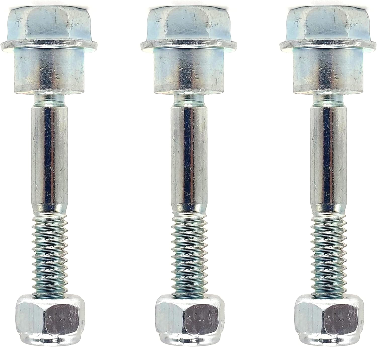 review (3/Pack) 588077501 New Snow Blowers Shear Pin Bolts and Nuts Replaces Husqvarna 532179828, 532187494, 532188243, 532192090, 601001986