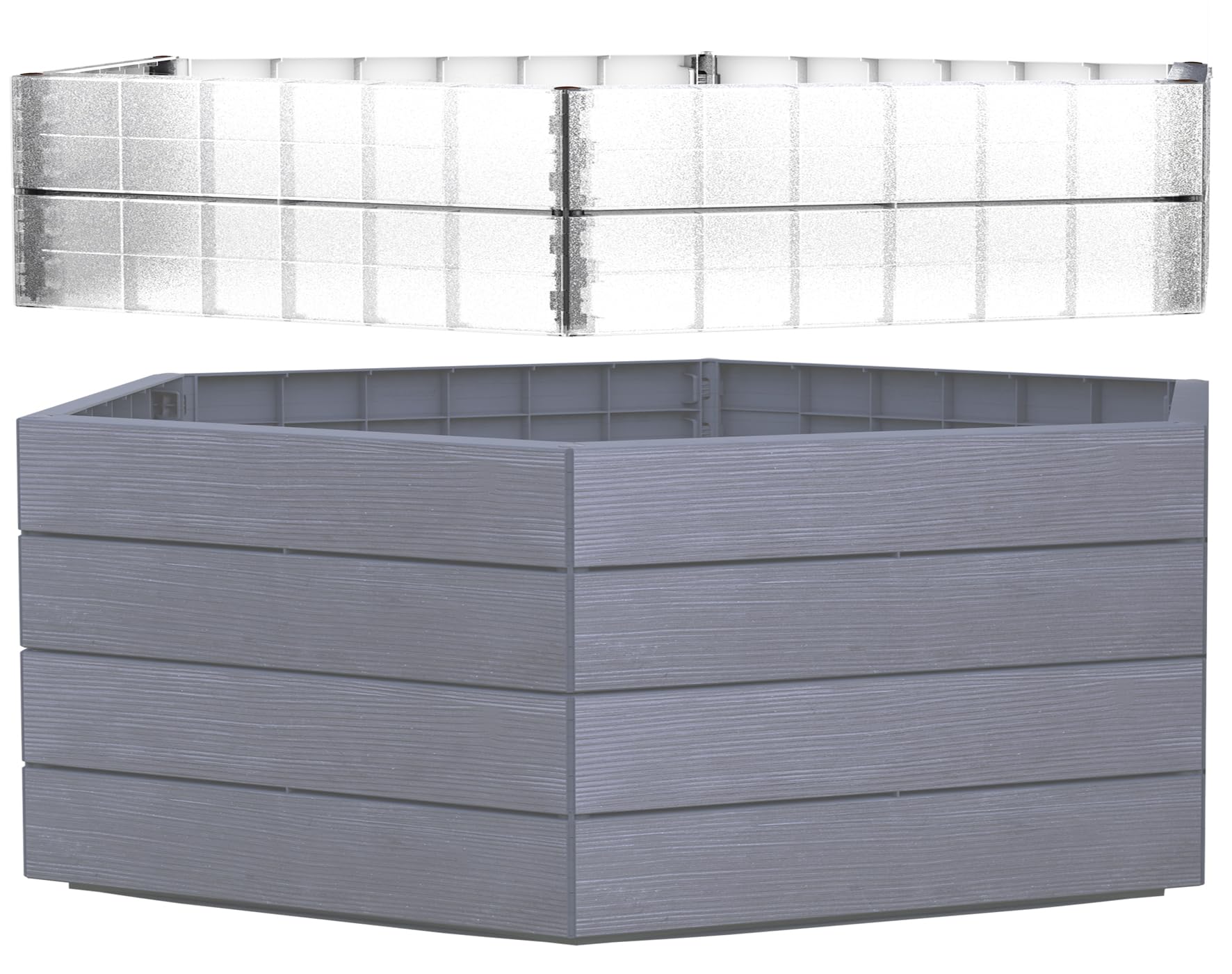 GARANTIA Ergo módulo de Crecimiento para huerto Elevado XL Compatible con Sistemas de huerto Elevado Ergo de GARANTIA